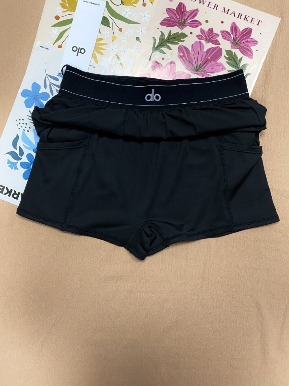 Black🥁ALO Match Point Tennis Skirt Cute & Playful/Versatile🍒Brand new - Picture 3 of 8